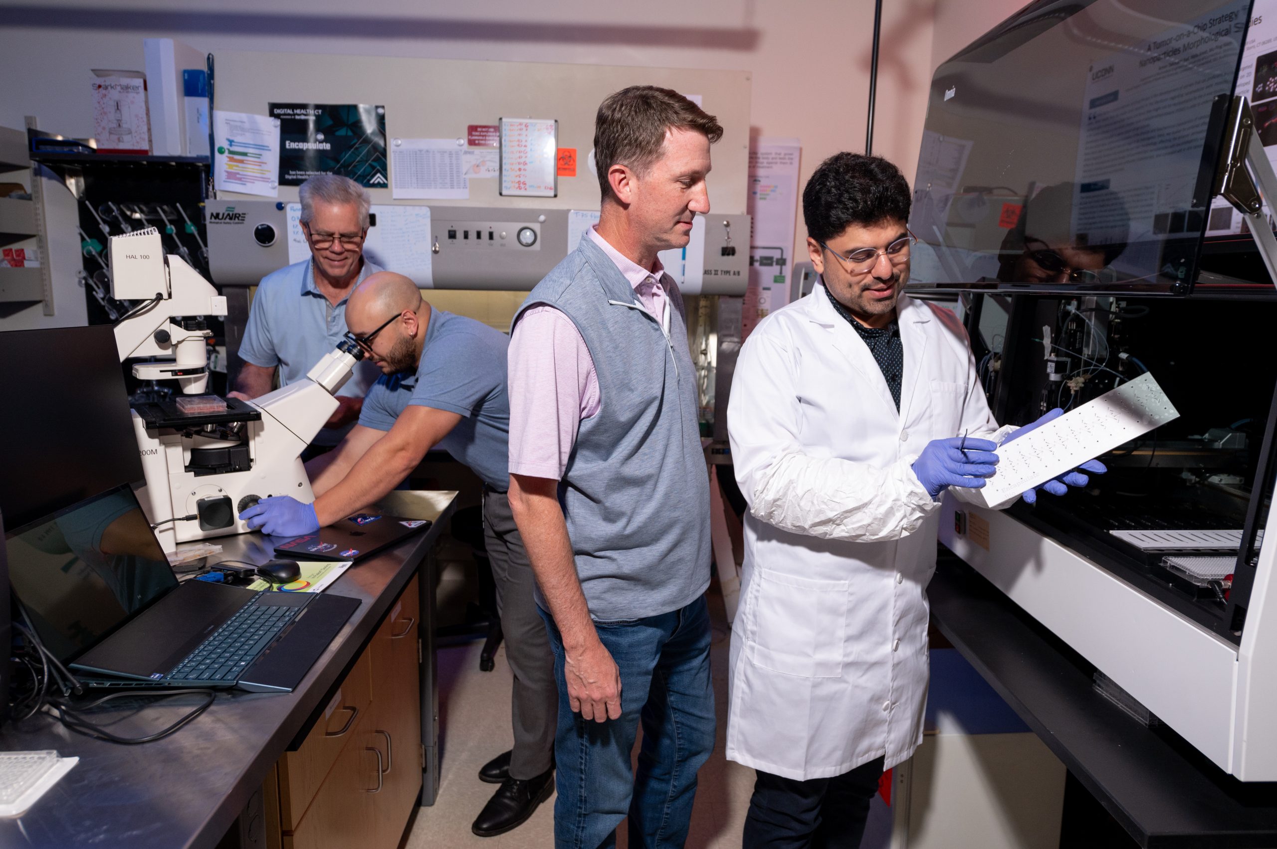 Science researchers in a lab