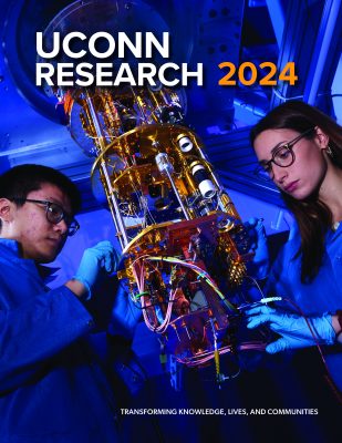 UConn Research Annual Report 2024 cover