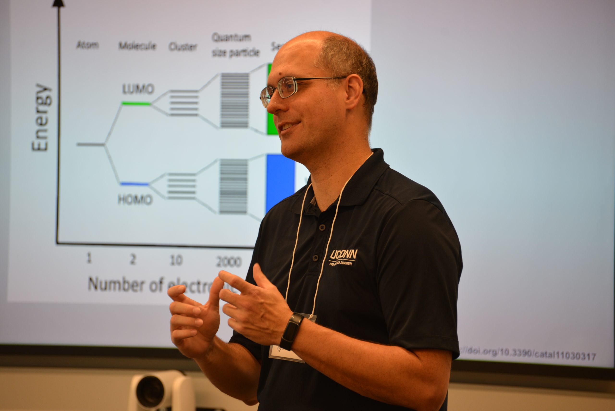 instructor giving a lecture