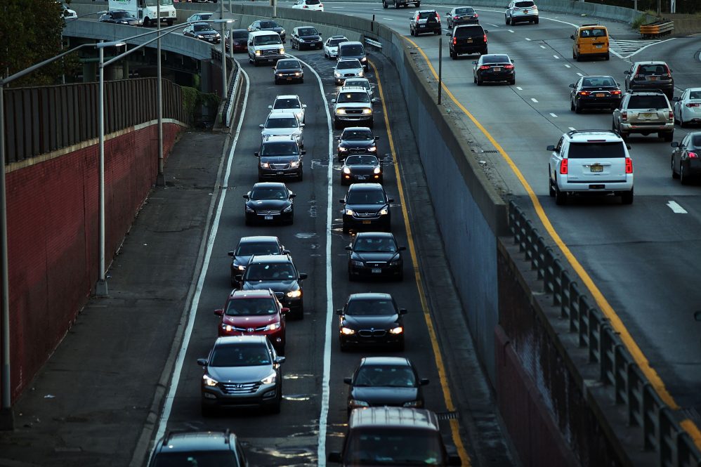 heavy traffic on a highway